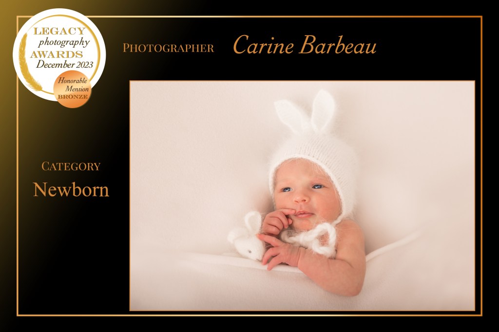 Legacy Photography Awards mention honorable BRONZE Carine Barbeau