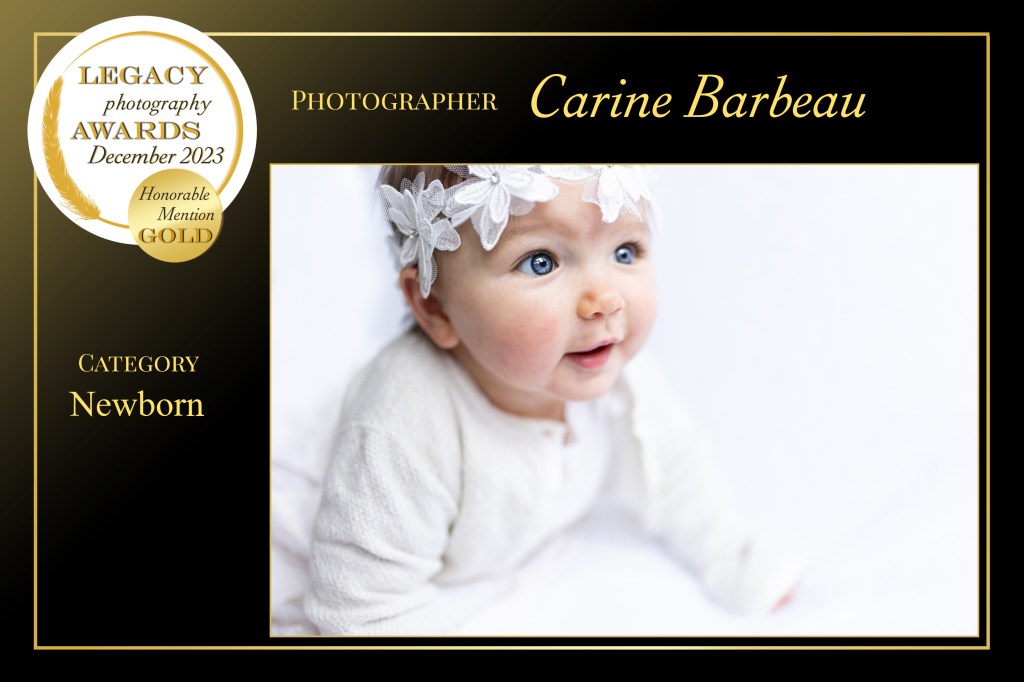 Legacy Photography Awards mention honorable GOLD Carine Barbeau
